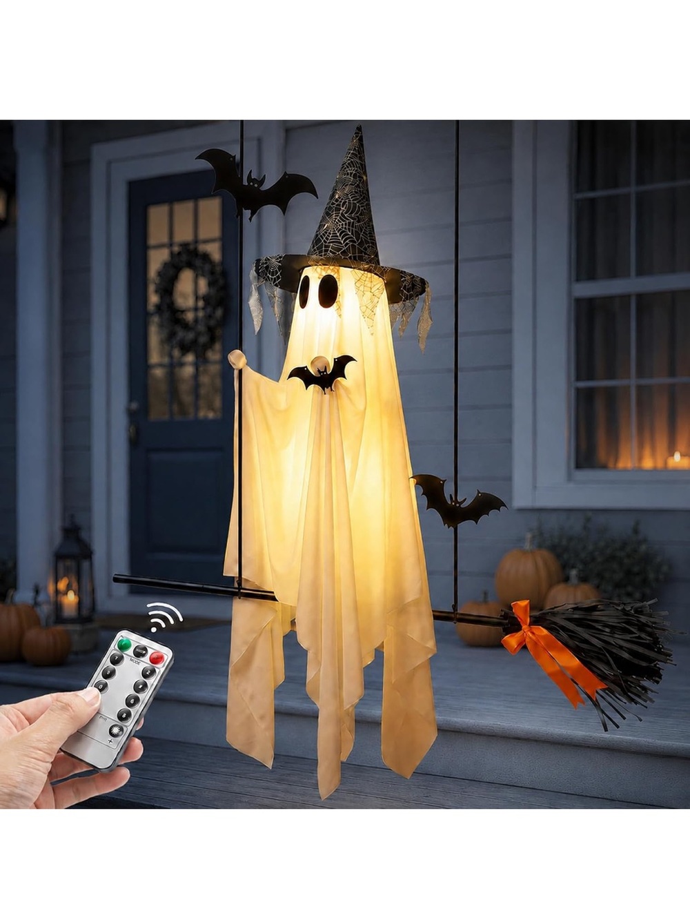 60” LED Halloween Ghost Decor